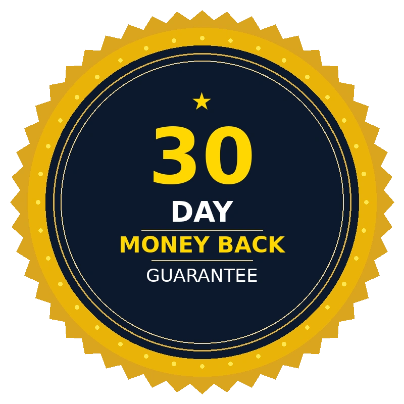 30-Day Money Back Guarantee